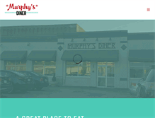 Tablet Screenshot of murphysdiner.com